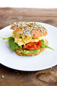 Pretzel Bagels with Chia, Sesame & Sunflower Seeds (GF) Pretzel Bagels with Chia, Sesame & Sunflower Seeds (GF)