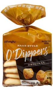 O'Doughs Gluten Free and Vegan Naan Style O'Dippers Flatbreads, Original, 7.4 oz - Pack of 2 O'Doughs Gluten Free and Vegan Naan Style O'Dippers Flatbreads, Original, 7.4 oz - Pack of 2