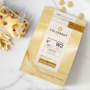 Callebaut Recipe No. W2 Finest Belgian White Chocolate With 28% Cacao, 22% Milk, 5.51 Pound Callebaut Recipe No. W2 Finest Belgian White Chocolate With 28% Cacao, 22% Milk, 5.51 Pound