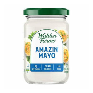 Walden Farms Amazin’ Mayo – Zero Calorie, Sugar Free, Keto & Fat Free Vegan Mayonnaise Alternative for Sandwiches, Salads & Spreads, – 12 oz Jars - Pack of 2 Walden Farms Amazin’ Mayo – Zero Calorie, Sugar Free, Keto & Fat Free Vegan Mayonnaise Alternative for Sandwiches, Salads & Spreads, – 12 oz Jars - Pack of 2