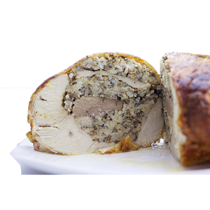 Cajun Turducken Roll Stuffed with Dirty Rice Dressing - 5 lb Cajun Turducken Roll Stuffed with Dirty Rice Dressing - 5 lb