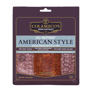Colameco’s American Style Deli Selection TRIO Meats, Uncured Genoa, Uncured Pepperoni & Uncured Hard Salami Colameco’s American Style Deli Selection TRIO Meats, Uncured Genoa, Uncured Pepperoni & Uncured Hard Salami