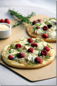 Raspberry & Brie Flatbreads Raspberry & Brie Flatbreads
