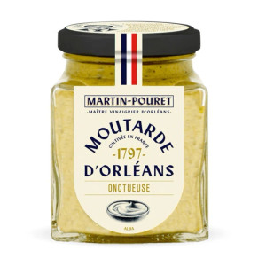 Traditional Orléans Whole Grain Mustard, Martin Pouret, 200 g - Pack of 2