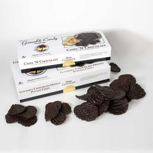 Dark Chocolate “Chips ‘N Chocolate” Chocolate Covered Potato Chips