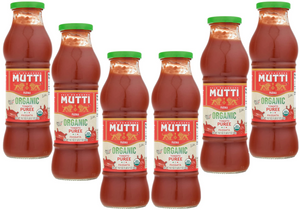 Mutti  Italian Organic Tomato Purée Passata, 19.7 oz - Pack of 6