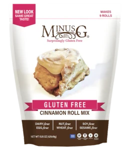 BESTSELLER Cinnamon Roll Mix, Oooey-Gooey Good! Gluten-Free, Rice-Free, Top 9 Allergen-Free, Vegan