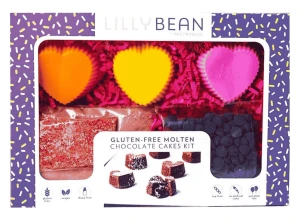 LillyBean Molten Chocolate Lava Cake Baking Kit – Gluten-Free & Vegan