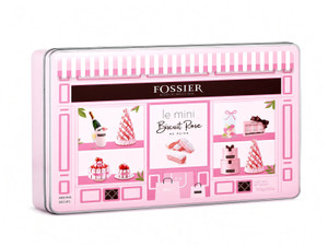 Maison Fossier de Reims – Biscuit Rosé Mini Pink Biscuits in Decorative Tin