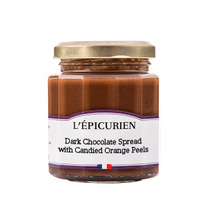 L’Épicurien Dark Chocolate & Candied Orange Spread – 200 g (7.05 oz)