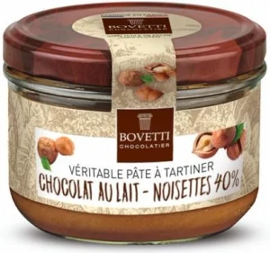 Bovetti Milk Chocolate & Hazelnut Spread, 7 oz (200g)