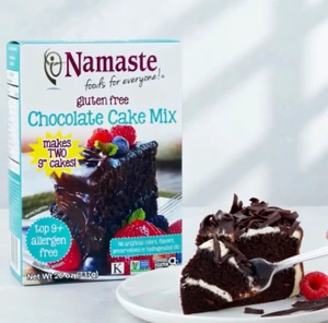 Namaste Foods Gluten-Free Chocolate Cake Mix - Allergen-Free • Vegan • Non-GMO • 26 oz – Pack of 6