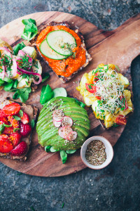 Smørrebrød – an open-faced rye sandwiches Smørrebrød – an open-faced rye sandwiches