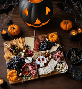 Bewitched Halloween Cheese Board