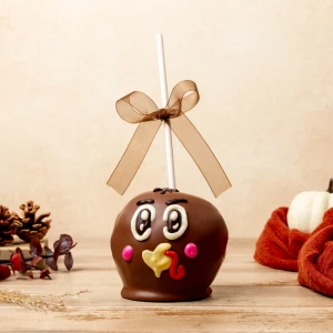 Turkey Chocolate Caramel Apple - Milk or Dark