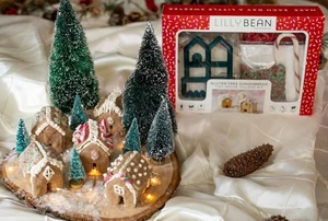 Gluten-Free Gingerbread Tiny House Village Baking Kit  Top-9 Allergen-Free & Vegan