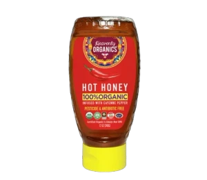 Heavenly Organics Hot Honey  12 oz Squeeze Bottle
