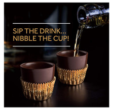 Belgium Dark Chocolate Liquor / Liqueur Cups