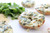 Spinach and Artichoke Bagel Melts Spinach and Artichoke Bagel Melts