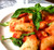 Vegan Parsley Herbed Gnocchi with a Spicy Basil Marinara