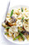 Pasta with Goat Cheese, Chicken, Asparagus & Mushrooms
