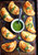 Ham & Cheese Empanadas - 35 pieces per tray Ham & Cheese Empanadas - 35 pieces per tray