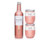 Winesulator + 2 Uncork'd XL Wine Glasses/Lid | GLITTER PEACH | BrüMate