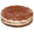 Round Tiramisu Moussecake - 9" Pre-Sliced - 4/Case