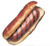 Bavarian Pretzel Sliced Hot Dog Roll -  3.2 oz - 6 " Long  - 50/Case