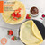 MasterChef Cordless Crepe Maker with Non Stick Dipping Plate plus Electric Base and Spatula, Recipe Guide Included