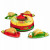 Nostalgia Taco Tuesday Heated Lazy Susan Taco Bar Serving Set for a Party