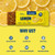JustNosh Lemon Collagen Protein Bars - 13g Protein • 10g Collagen • Gluten-Free • Dairy-Free • Low FODMAP • Seed Oil Free - 12-Pack
