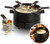 Evolution 3 in 1 Electric Fondue Set - Broth, Cheese, Chocolate Fondue Pot - Temp Control, Ceramic Bowl, 6 Baskets & Tongs - includes Cheese & Chocolate Evolution 3 in 1 Electric Fondue Set - Broth, Cheese, Chocolate Fondue Pot - Temp Control, Ceramic Bowl, 6 Baskets & Tongs - includes Cheese & Chocolate