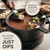 Evolution 3 in 1 Electric Fondue Set - Broth, Cheese, Chocolate Fondue Pot - Temp Control, Ceramic Bowl, 6 Baskets & Tongs - includes Cheese & Chocolate Evolution 3 in 1 Electric Fondue Set - Broth, Cheese, Chocolate Fondue Pot - Temp Control, Ceramic Bowl, 6 Baskets & Tongs - includes Cheese & Chocolate