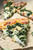 ROASTED GARLIC SPINACH WHITE PIZZA ROASTED GARLIC SPINACH WHITE PIZZA