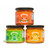 Growee Foods Vegan Trio - Spiced Mango Spread, Three Pepper Spread & Curry Zucchini Sandwich Spread - Creamy Vegan Spread, Gluten-Free, Plant-Based, Non-GMO