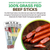Paleovalley 100% Grass Fed Variety Beef Sticks - Delicious Gluten Free Beef Snack - High Protein Keto Friendly, Pack of 50