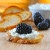 Crisps with Goat Cheese, Blackberries and Honey - includes 24 Crisps with Goat Cheese, Blackberries and Honey - includes 24