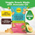 BIENA Tasty Thins Veggie Crisps - Low-Calorie Veggie Chips, Variety Pack, 4 oz Bags - Hawaiian BBQ, Himalayan Pink Salt, & Nacho - Pack of 6