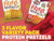 Lenny & Larry's Variety Pack FITZELS- Savory Pretzel Snacks Incredibly Tasty, High Protein Salty, Vegan, 20 g's of Plant Based Protein, 3 oz - Pack of 12