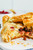 Halloween Baked Brie En Croûte Mummy with Pumpkin or Ghost Bamboo Serving Tray - Cranberry, Orange & Pecans, Serves 6 - 8