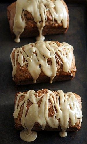 Caramel Glazed Apple Bread