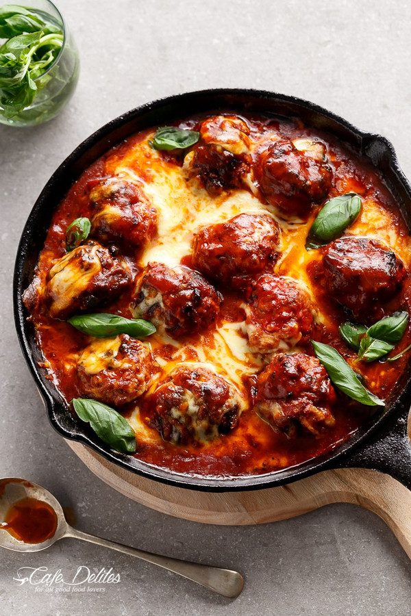 SUN DRIED TOMATO CHEESY MEATBALLS