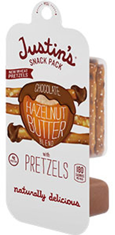 CHOCOLATE HAZELNUT BUTTER + PRETZELS - 6-Pack (6 x 1.3 oz. snack pack)