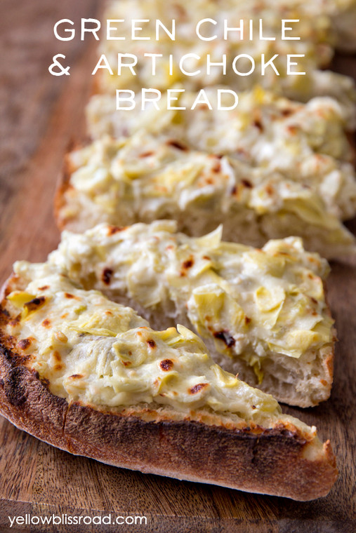 Green Chile & Artichoke Bruschetta Bread