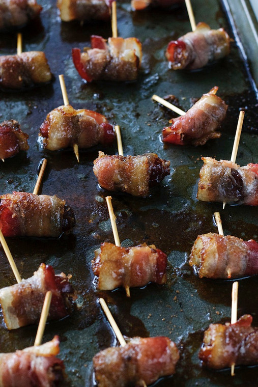 Maple Glazed BaconWrapped Dates