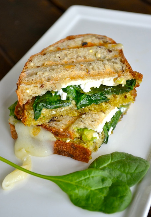 Avocado & Goat Cheese Grilled Cheese