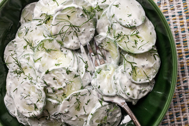 Creamy Cucumber Salad