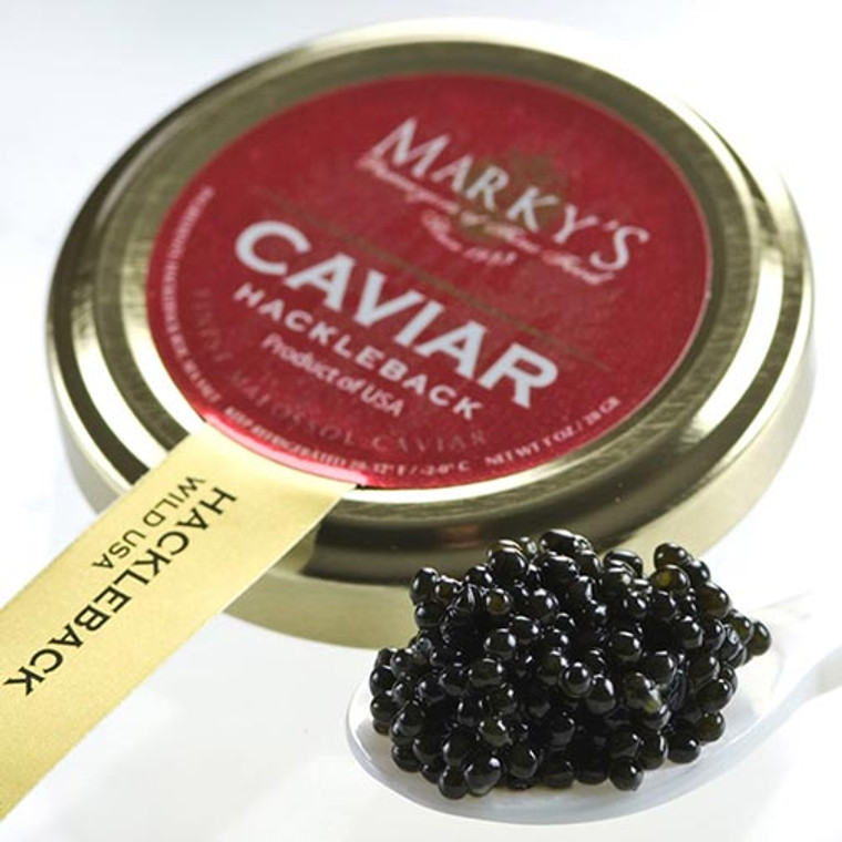 American Hackleback Caviar - Malossol - 8 oz tin
