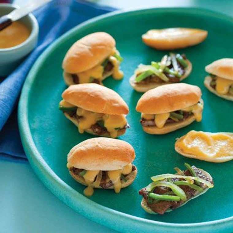 Mini Philly Cheese Steak Sandwiches - includes 60 